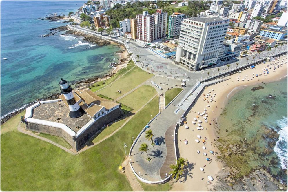 Apartamento Bahia Flat - Flats Na Barra Salvador de Bahía Exterior foto