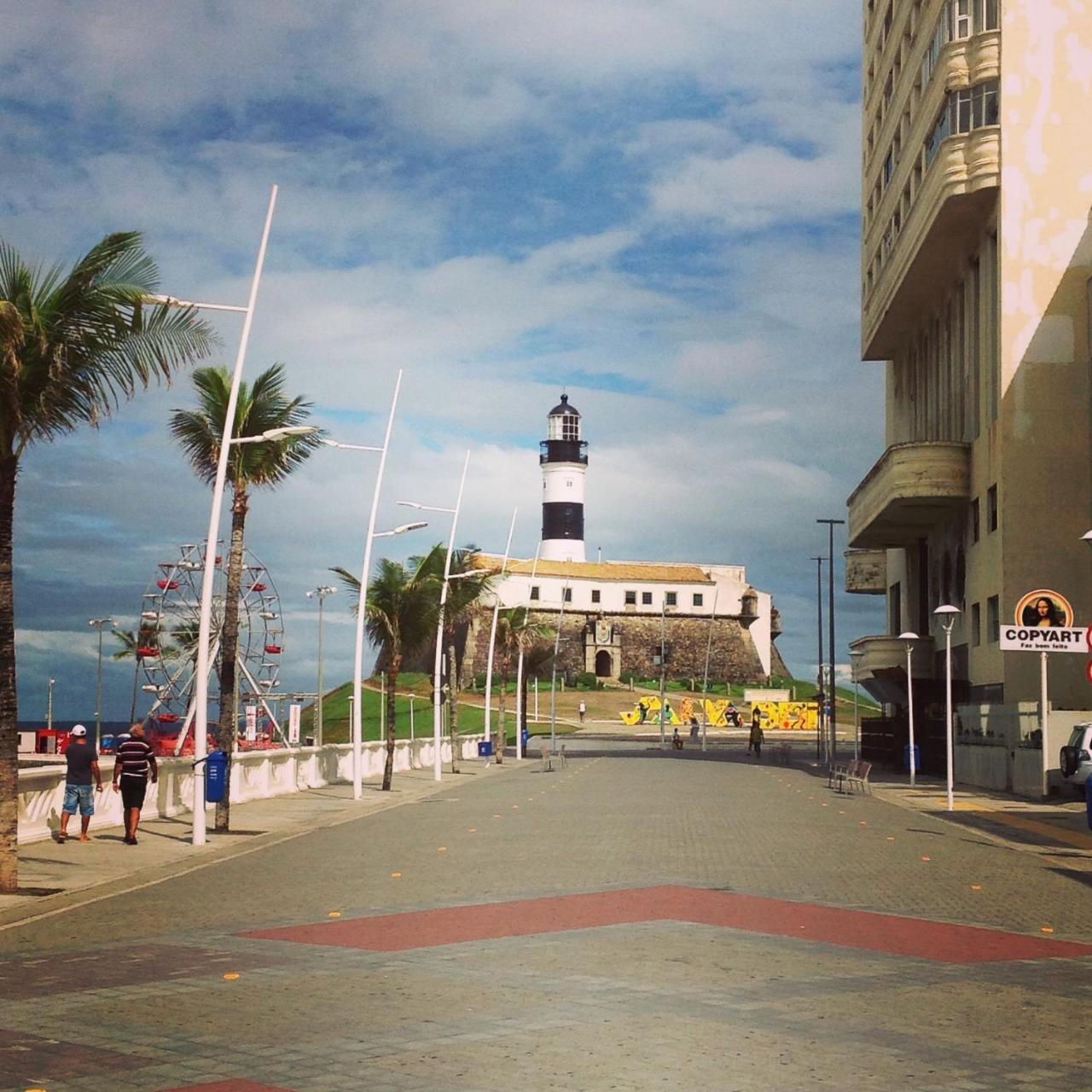 Apartamento Bahia Flat - Flats Na Barra Salvador de Bahía Exterior foto